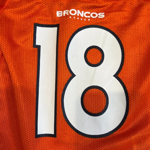 Baby TEAM Apparel 3/6 Month NFL Denver Broncos Manning 18 Orange Jersey - Picture 3 of 7